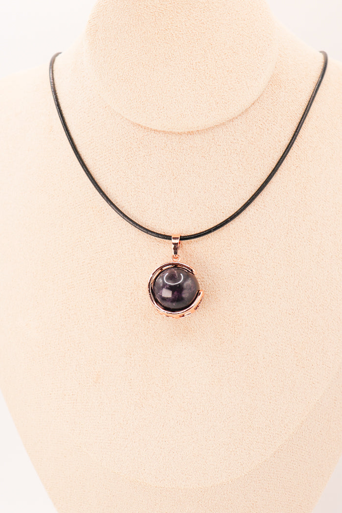 Pendant | Amethyst Moon Sphere-2