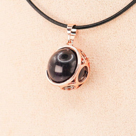 Pendant | Amethyst Moon Sphere-0